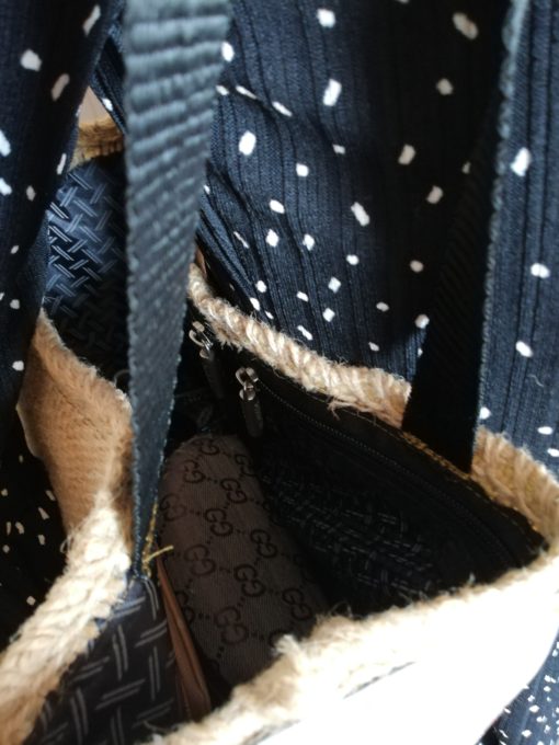 Sac à main bandoulière bi-matière, Fait-Main – Image 4