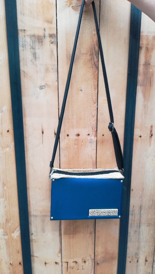 Sac à main rigide multi-matières, Fait-Main et unique